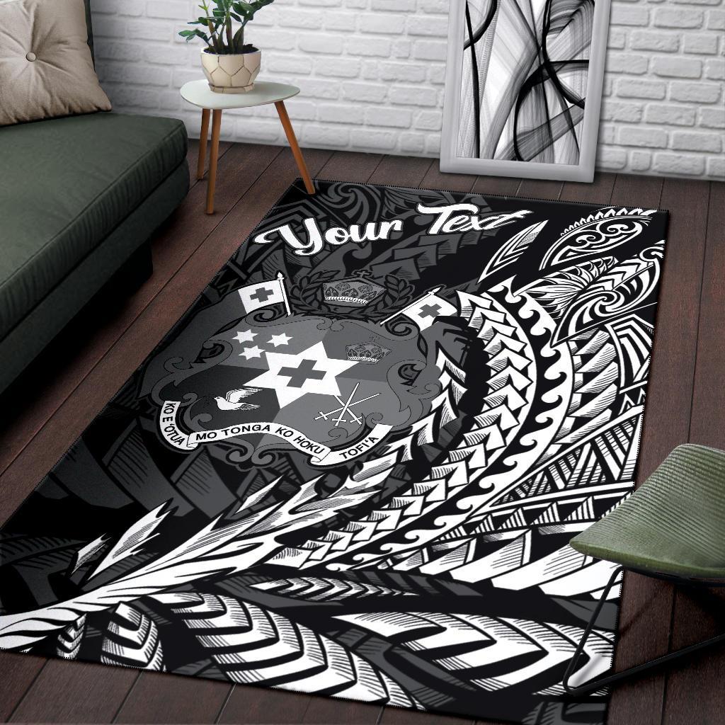 Tonga Area Rug - Custom Personalised Wings Style - Polynesian Pride