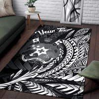 Tonga Area Rug - Custom Personalised Wings Style - Polynesian Pride