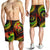 Tonga Polynesian Men Shorts - Reggae Plumeria - Polynesian Pride