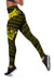 Hawaii Hibiscus Banzai Surfing Women's Legging Yellow - Polynesian Pride