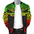 Marquesas Islands Polynesian Chief Men's Bomber Jacket - Reggae Version - Polynesian Pride