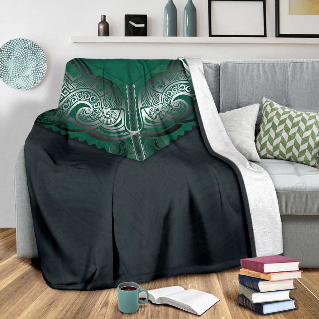 Koru Polynesian Tattoo Premium Blanket - Polynesian Pride