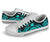 Nauru Low Top Canvas Shoes - Turquoise Tentacle Turtle - Polynesian Pride