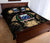 Samoa Polynesian Quilt Bed Set Hibiscus Gold - Polynesian Pride