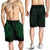 Strong Polynesian Tattoo Men's Shorts Green - Polynesian Pride