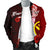 Hawaii Polynesian Custom Personalised Men's Bomber Jacket - Coat Of Arm With Hibiscus - Polynesian Pride