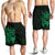 Polynesian Hawaii Men's Shorts - Kanaka Maoli Green Turtle - Polynesian Pride