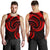 New Zealand Maori Mangopare Men Tank Top Polynesian - Red - Polynesian Pride