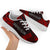 Norfolk Island Sport Sneakers - Polynesian Tattoo Red - Polynesian Pride