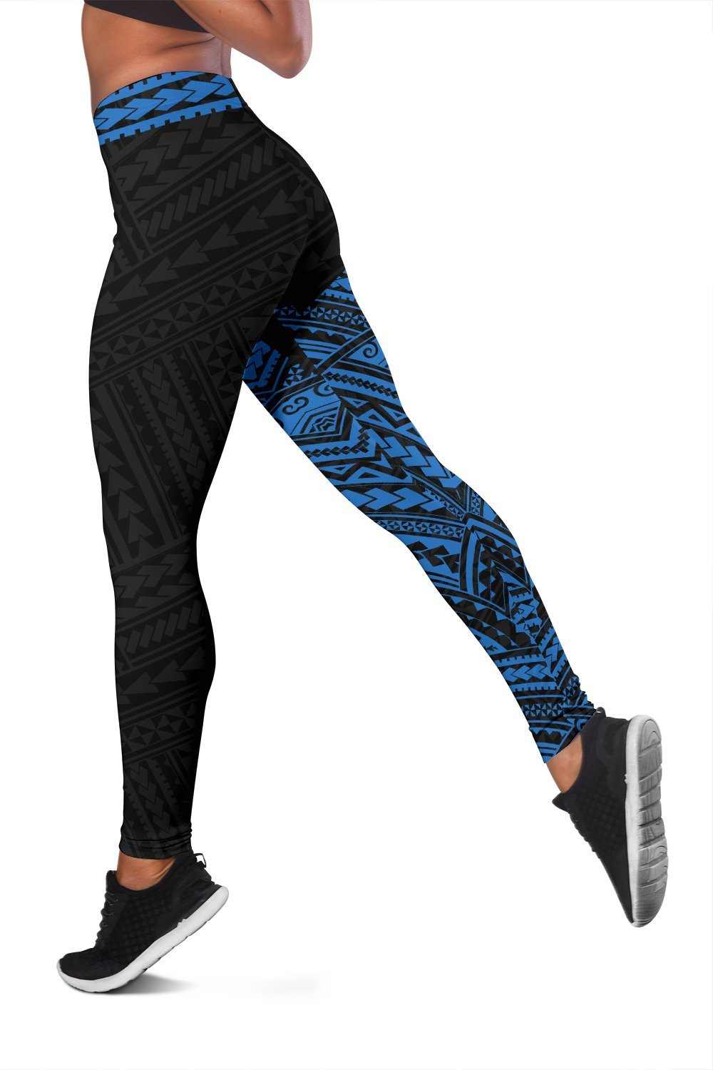 Polynesian Rising 4th Leggings (Blue) A6 - Polynesian Pride