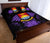 Kiribati Polynesian Quilt Bed Set Hibiscus Purple - Polynesian Pride