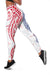 Hawaiian Kanaka Women's Leggings Flag Nation Demodern White AH - Polynesian Pride