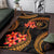 Niue Polynesian Area Rug - Gold Plumeria - Polynesian Pride