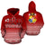 Tonga Pullover Hoodie Tonga 676 Phone Code Flag Coat of Arms Unisex Red - Polynesian Pride