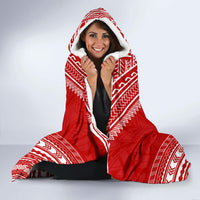 Tonga Flag Polynesian Chief Hooded Blanket - Polynesian Pride