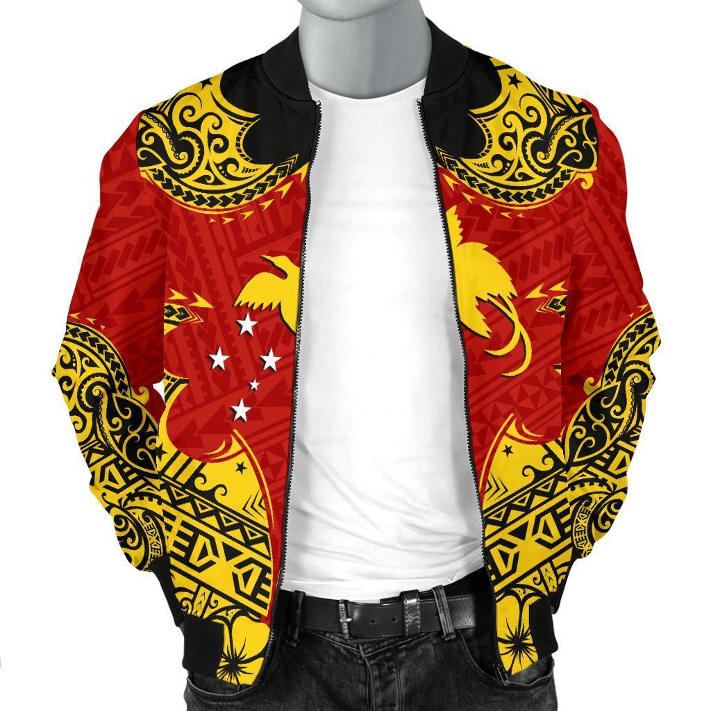Papua New Guinea Men's Bomber Jacket Melanesia - Polynesian Pride