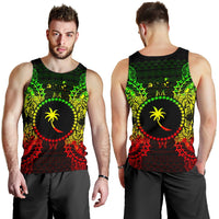 Chuuk Polynesian Men Tank Top Map Reggae - Polynesian Pride