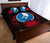 Yap Polynesian Quilt Bed Set Hibiscus Red - Polynesian Pride