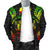 Niue Polynesian Men's Bomber Jacket Map Reggae - Polynesian Pride