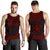 Austral Islands Men's Tank Top - Polynesian Chief Red Version - Polynesian Pride