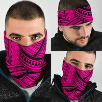 Polynesian Lines Tatau Pink Unisex Bandana - Polynesian Pride