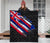 Hawaii Flag Polynesian Premium Quilt Black - Polynesian Pride