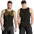 New Zealand Men'S Tank Top, Maori Polynesian Tattoo Gold - Polynesian Pride