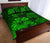 Hawaiian Map Turtle Hibiscus Vintage Polynesian Quilt Bedding Set Green - Polynesian Pride