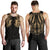 Maori Ta Moko Men Tank Top New Zealand Gold - Polynesian Pride