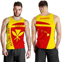 Hawaii Kanaka Polynesian Mauna Kea Sport Men's Tank Top - Premium Style - Polynesian Pride