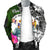 Niue Men Bomber Jacket - Turtle Plumeria Banana Leaf - Polynesian Pride