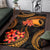 Tokelau Polynesian Area Rug - Gold Plumeria - Polynesian Pride