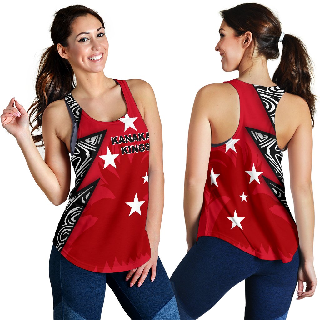 Kanaka Kings Women's Racerback Tank - Flash Style - Polynesian Pride