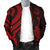 Marshall Islands Men's Bomber Jacket - Tentacle Turtle Red - Polynesian Pride