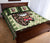 Hawaiian Quilt Christmas - Santa Claus Surf Quilt Bed Set - AH - Polynesian Pride