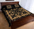 Hawaii Quilt Bed Set Royal - Black And Gold - Polynesian Pride