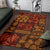 Polynesian Area Rug - Elements Fabric Patchwork Wallpaper - Polynesian Pride