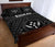 Kosrae Quilt Bed Set - Kosrae Flag In Polynesian Tattoo Style (Black) - Polynesian Pride