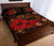 Polynesian Hawaii Quilt Bed Set - Humpback Whale with Hibiscus (Golden) - Polynesian Pride