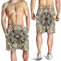 Polynesian Plumeria Mix Gray Men's Short - Polynesian Pride