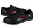 Polynesian Hawaii Low Top Shoes - Polynesian Turtle (Red) - Polynesian Pride