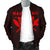 Hawaii Kanaka Polynesian Men's Bomber Jacket Red - Polynesian Pride