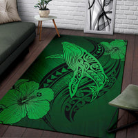 Hawaii Polynesia Whale Hibiscus - Green - Polynesian Pride