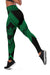 Turtle Polynesian Green Leggings - Diamond Style - Polynesian Pride