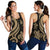 New Caledonia Women's Racerback Tank - Gold Tentacle Turtle - Polynesian Pride