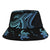 Polynesian Bucket Hat - Blue Turtle - Polynesian Pride