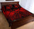 Guam Polynesian Quilt Bed Set - Red Guam Coat Of Arms Polynesian Tattoo - Polynesian Pride