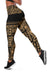 Hawaiian Polynesian Women's Leggings - Gold - Nalis Style - AH - Polynesian Pride