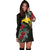 Papua New Guinea Hoodie Dress - Papua New Guinea Flag Hibiscus - Polynesian Pride