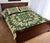 Hawaiian Quilt Turtle Pattern New Gold Quilt Bed Set - Skin Style - AH - Polynesian Pride